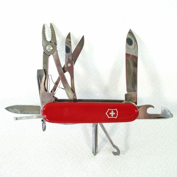 Victorinox Swiss Army Knife Deluxe Tinker With Case #3