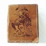 Till Goodan Western Cowboy Leather Cigarette Case