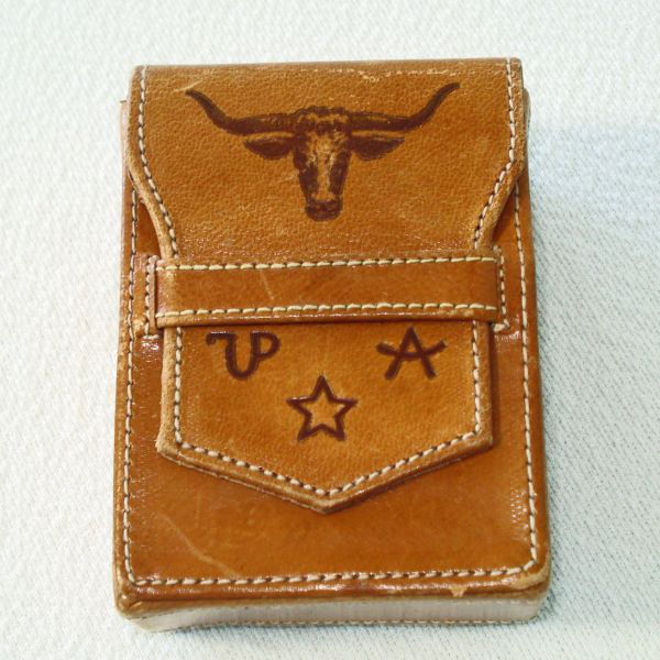 Till Goodan Western Cowboy Leather Cigarette Case #2