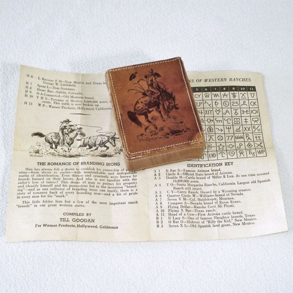 Till Goodan Western Cowboy Leather Cigarette Case #4