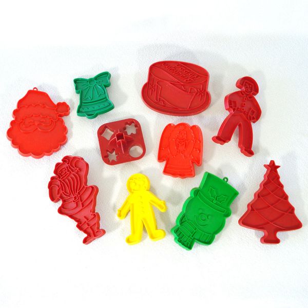 Tupperware, Hallmark 22 Cookie Cutters in Christmas Tin #2