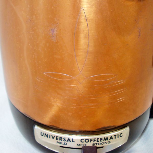 Universal Copper 1950s Electric Coffee Percolator #4