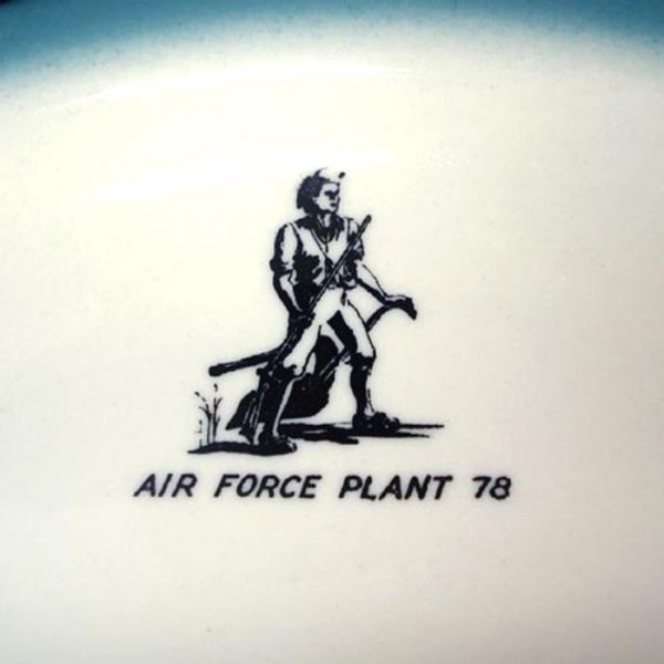 Wallace Air Force Plant 78 Restaurant Ware Dinner Plates #2