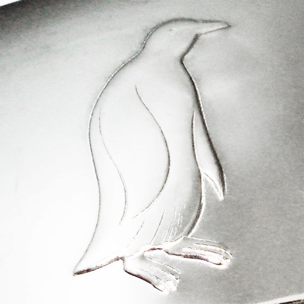 Chrome West Bend Penguin Hot Cold Server 1940s #2