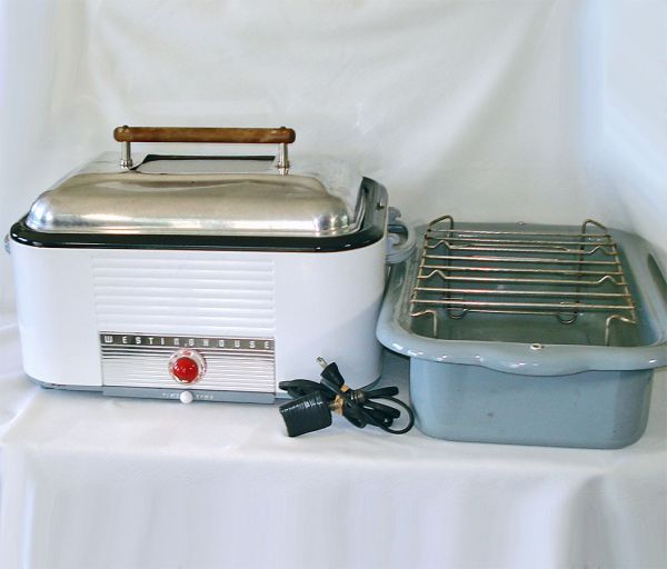 1950s Westinghouse Electric Roaster Oven With Rack #2