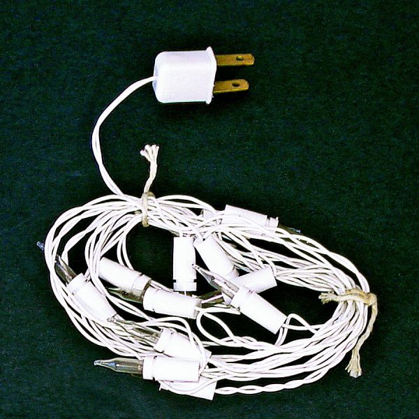 Replacement Light String for Christmas Cardboard Putz Village #2