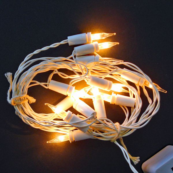 Replacement Light String for Christmas Cardboard Putz Village