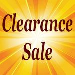 Clearance, Reduced, Sale Items