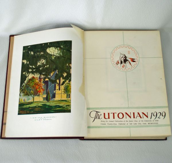 Utonian 1929 University of Utah Yearbook #4