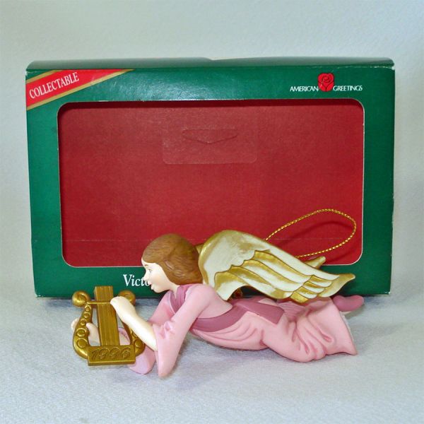 3 Christmas Angel Ornaments 1979 to 1996 #6