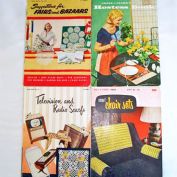 Four 1950s Crochet Pattern Instruction Booklets