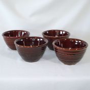 Marcrest Daisy Dot 5 Inch Mixing Bowls, Set of 4