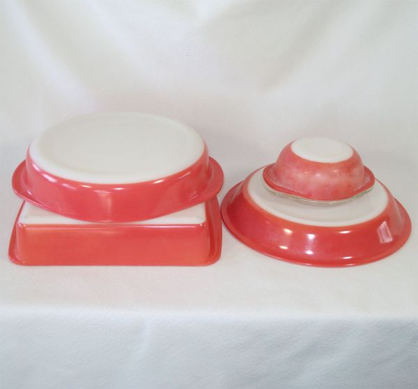 4 Piece Pyrex Bakeware Set Flamingo Pink #7
