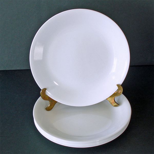 Corelle Winter White Salad Lunch Plates Set of 6