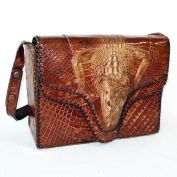 Genuine Alligator Leather Purse Handbag