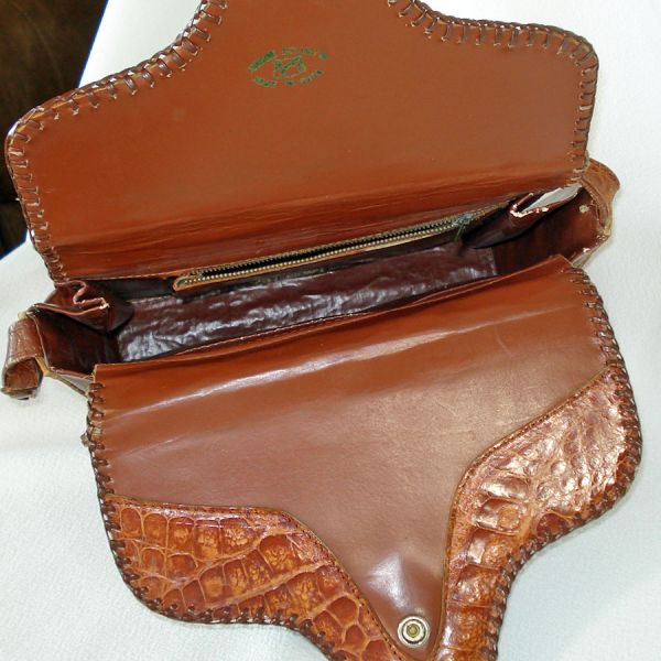 Genuine Alligator Leather Purse Handbag #8