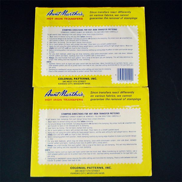 Aunt Marthas 2 Floral, Butterfly Embroidery Transfer Patterns Sealed #4