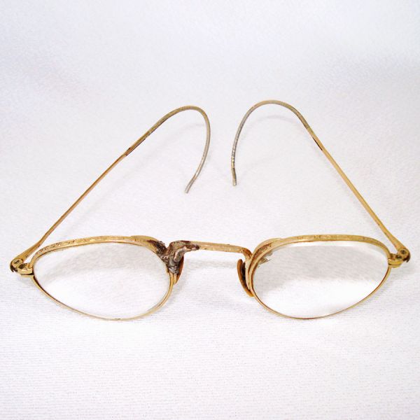 Antique Gold Filled Spectacles With Case for Display #3