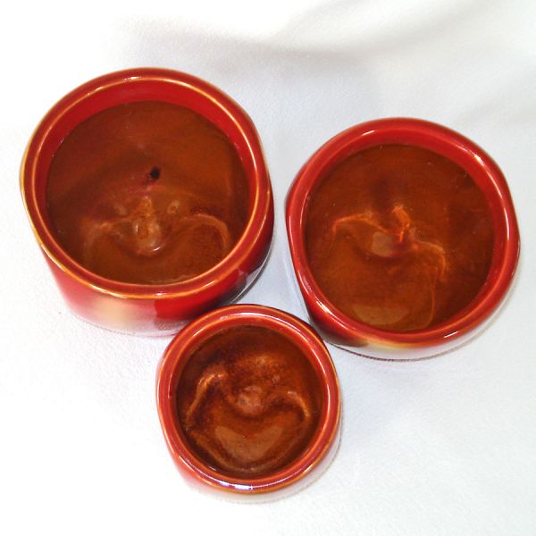 Ceramic Apples Kitchen Canisters Set of 3 #4