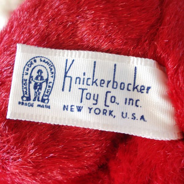 1955 Knickerbocker Stuffed Plush Baby Santa Claus Doll Christmas #9