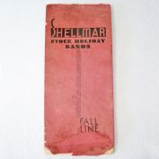 1934 Cellophane Holiday Ribbon Bands Sample Book
