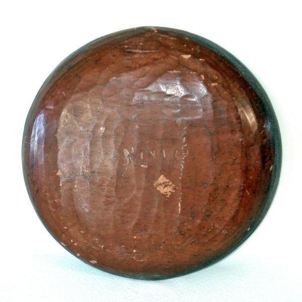 Mexican Hand Painted Wood Batea Bowl #4