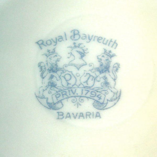 Royal Bayreuth Jack Horner Nursery Rhyme Baby Child Feeding Dish #3