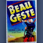 1930s Beau Geste French Soldier Produce Crate Label