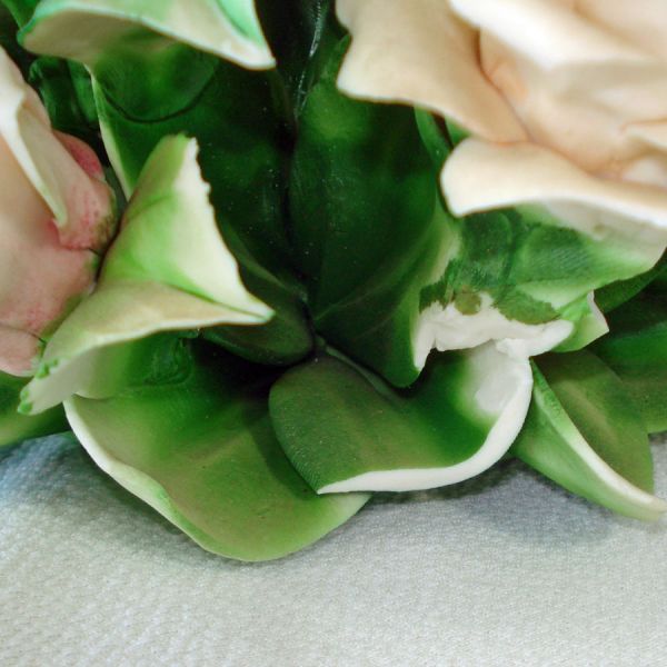 Capodimonte Italian Porcelain Roses Arrangement #5
