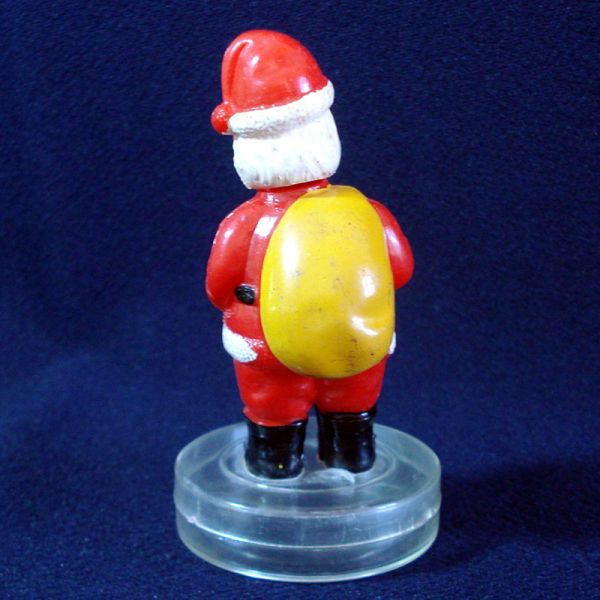 1960s Plastic Santa Claus Christmas Candy or Gift Container #2