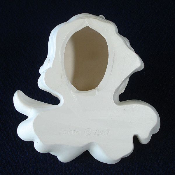 Chalkware Cherub Angel Plaques, Set of 3 #4