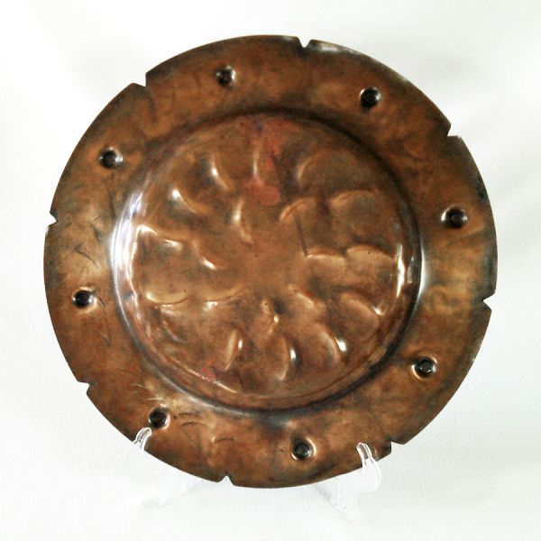 Hand Wrought Copper Tray or Charger #3