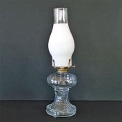 Jeannette Cape Cod Clear Glass 1970s Oil Lamp