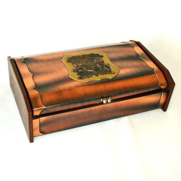 Copper Plated Men's Dresser Valet Box #4