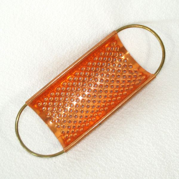 Large Solid Copper Ladle and Nutmeg Grater Kitchen Utensils #4