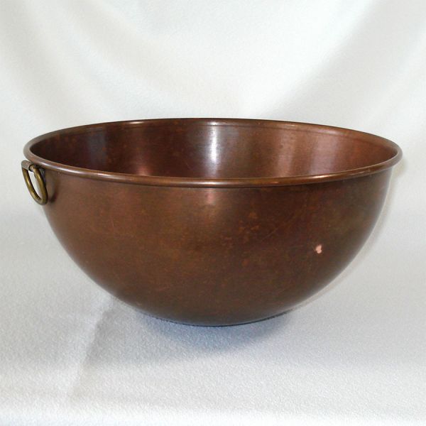 Solid Copper Deep Mixing Beating Bowl #2