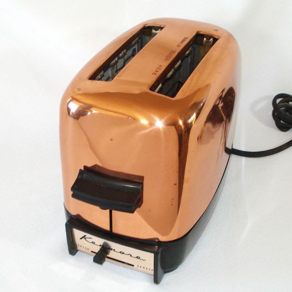 Kenmore Copper 1950s Kitchen Toaster Working #3