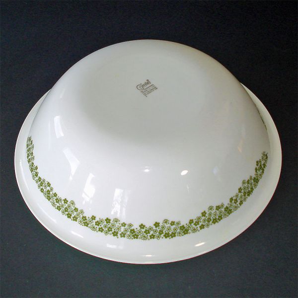 Corelle Spring Blossom Green Large Vegetable Serving Bowl #3