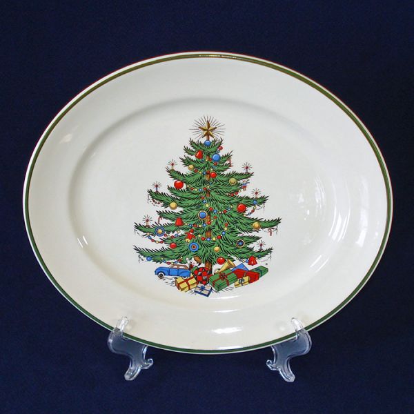 Cuthbertson Original Christmas Tree Oval Platter