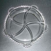 Imperial Candlewick 5 Part 10 Inch Relish Dish