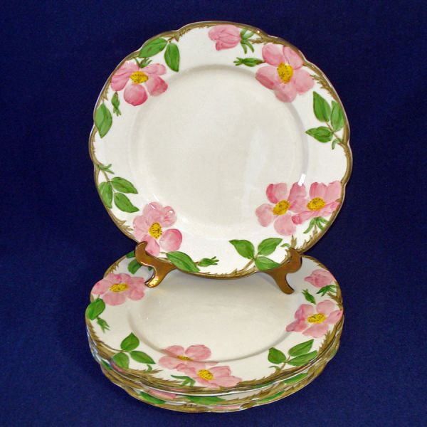 Franciscan Desert Rose 5 Dinner Plates 10.5 Inch USA