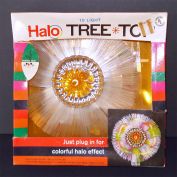 Doubl Glo Fiber Optic Lighted Halo Christmas Tree Topper In Box