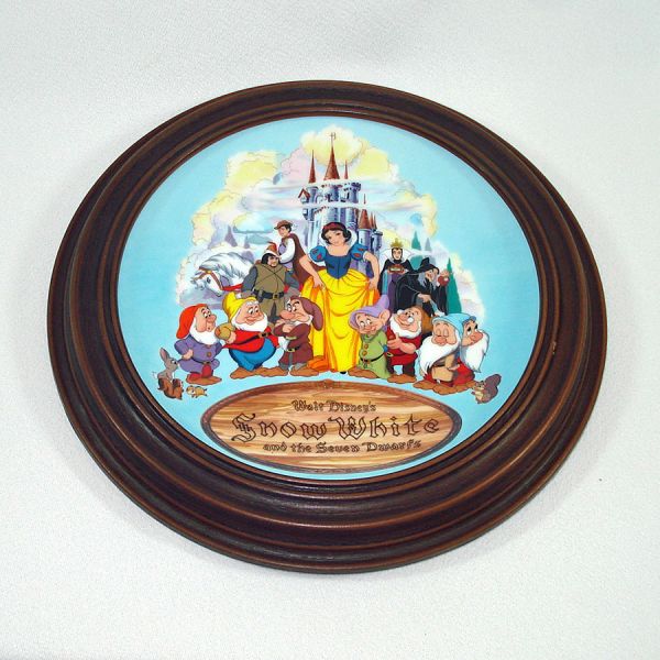 Disney Snow White 1987 Framed Collector Plate #2