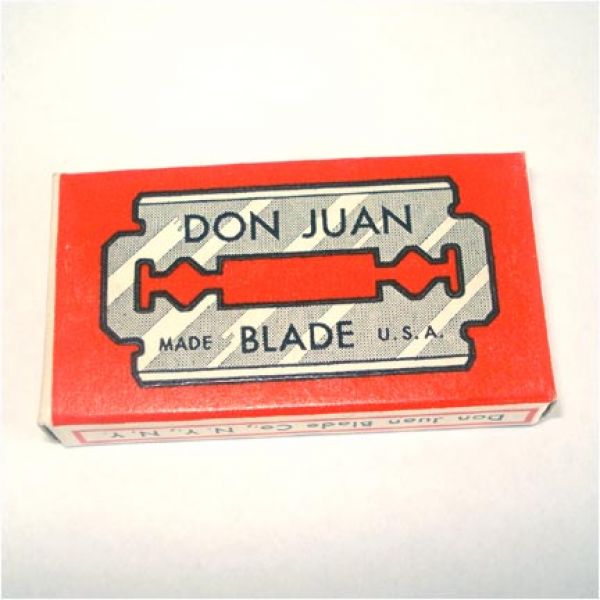 Box Don Juan 1940s Razor Blades Mint Unused #2