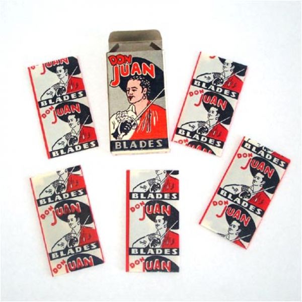 3 Boxes Don Juan Razor Blades Mint Unused 1940s #3