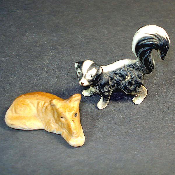 Assortment of 10 Ceramic 1950s Dimestore Dog Figurines #7