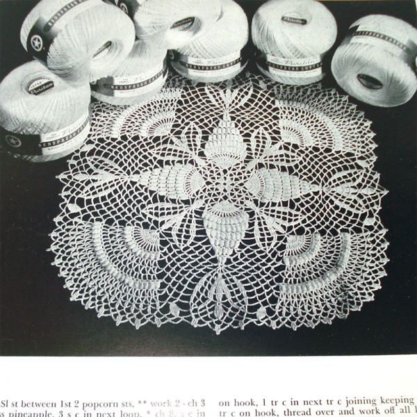 1956 Star Doilies Crochet Pattern Instruction Booklet #3