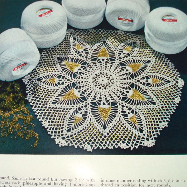 1956 Star Doilies Crochet Pattern Instruction Booklet #5
