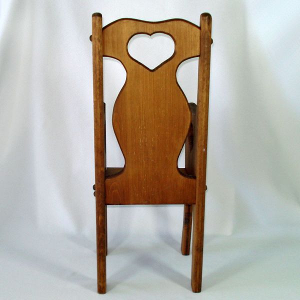 Wooden Doll Chair 23 Inch Optional High Chair Tray #4