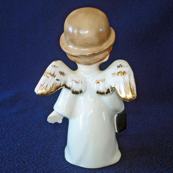 Fine A Quality 1950s Little Boy Doctor Angel Figurine #7